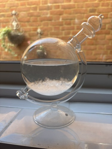 Globe shaped storm glass - globe-shaped,