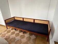 Guy Rogers Mid Century Retro Vintage Day Bed 3 Seater Sofa Teak Rattan