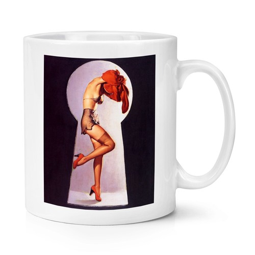 Pin girl 10oz mug cup - pin,