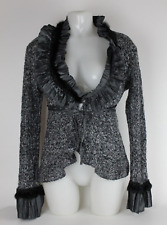 Womens Cardigan Lulu-H Size Medium Paris Lightweight Rare French Bohemian