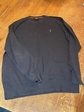 NEXT Mens Navy Jumper | Stag Logo | L 42-44" | Good Used Condition
