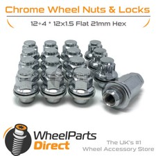 Wheel Nuts & Locks (12+4) 12x1.5 for Toyota MR2 [Mk1] 84-89 on Original Wheels