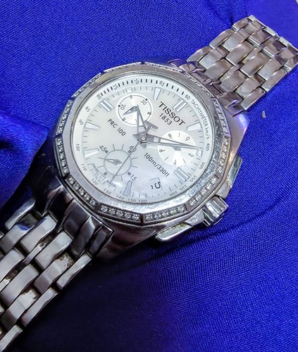 Tissot prc 100 diamond bezel - 100,