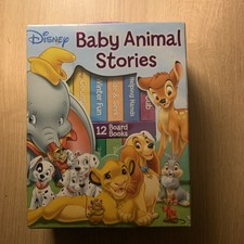 Disney Baby Animal Stories 12 Board Books Kitty Cat Hide Seek My Mommy Counting