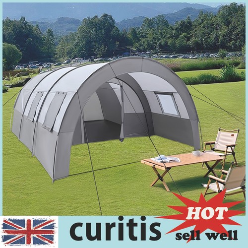 Grey camping tunnel - grey,