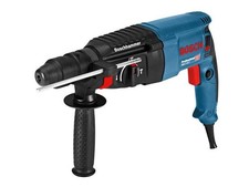 Bosch 06112A3070 240V Corded Rotary Hammer Drill with Handle in Box - Blue
