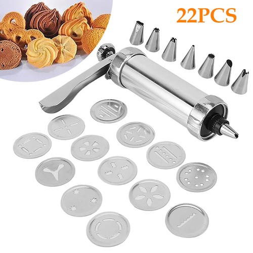 22pcs cookie biscuit press - biscuit,