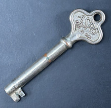 Old Vintage ASRO 2.5" Key Wardrobe Furniture Cabinet Key British Made