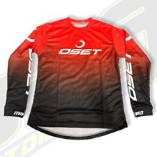 GENUINE OSET Kids Children Trials Jersey Shirt Top - Black / Red - NEW