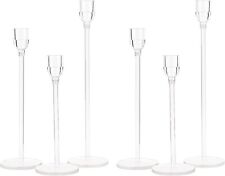 VINCIGANT Acrylic Candle Holders Set of 6,Taper Candles Candle Holders