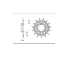 BMW S1000 RR-09/14-S1000 RR HP4-13/14-PIGNON AFAM 17 Teeth Steel 166801 No 520