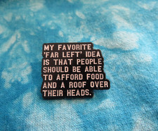 Enamel  Funny Political  "Far