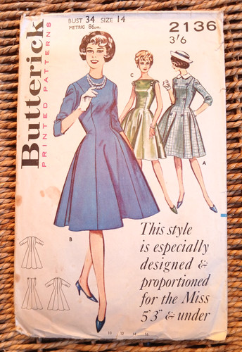 Vintage 1960s butterick sewing - 1960s,