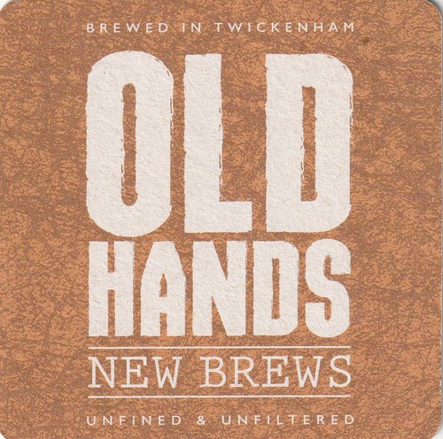 Beer mat old - old, hands