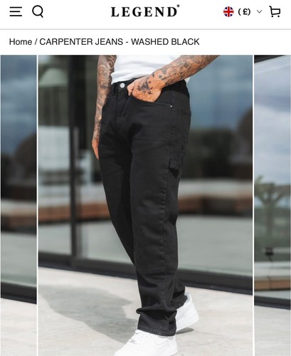 Legend carpenter jeans washed - legend,