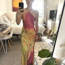 Nasty gal Satin Floral Ombre