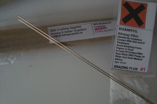 Silver solder brazing - solder, kit,