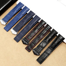 Premium Folding Buckle Genuine Leather Watch Band Strap 19/20/22mm For Tag Heuer