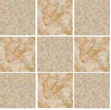 Pack 10 cream brown stone effect Mosaic tile transfers stickers bathroom kitchen