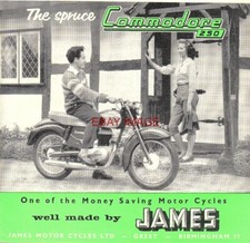 Original 1958 Advert for JAMES