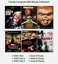 CHUCKY ALL 6 FILM COMPLETE COLLECTION CHILDS PLAY CURSE OF BRIDE SEED NEW UK DVD