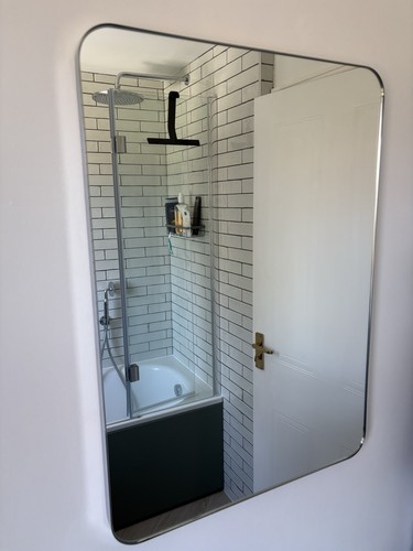 Pebble grey mirror - -, jett
