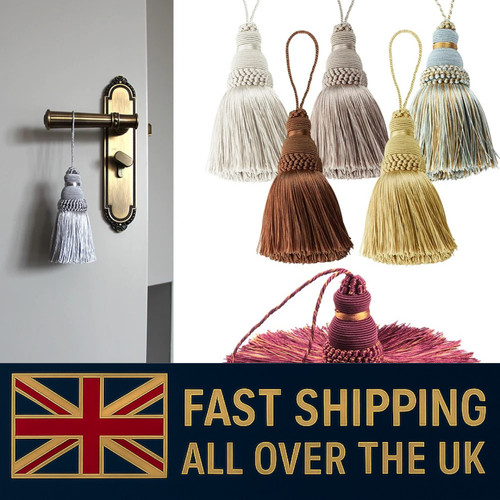 Pair tassel rope - of,