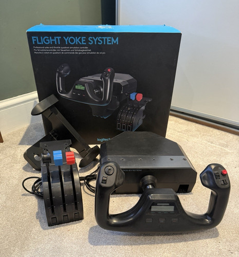Logitech saitek flight yoke - g,