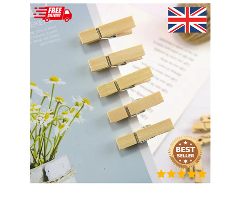 Wooden clothes pegs - wooden,