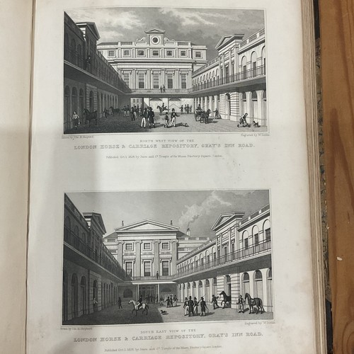 Antique print 1827 london - antique,