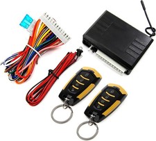 Car Door Lock Keyless Entry System, Universal Remote Central Kit w/ 2 Controler