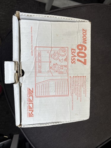 Zoom 607 bass guitar effects - zoom,
