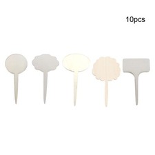 Writable Tag Set of 10 Wooden Signs Perfect for Kids Crafts in the Garden