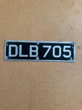 DLB705 Bristol LD6B Crosville Chester Bus Coach Fleet Number Plate Sign Badge