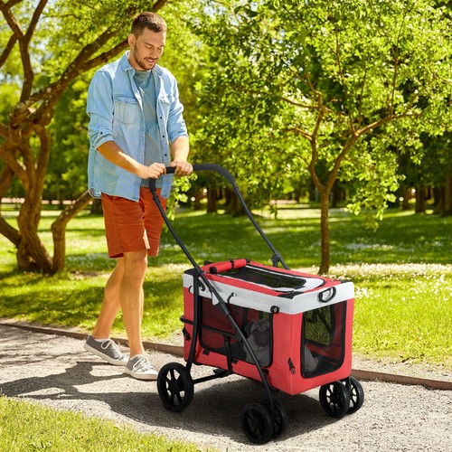Pet stroller foldable dog pram - pet,