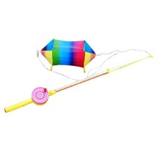 Spinning Box Kite with 50M