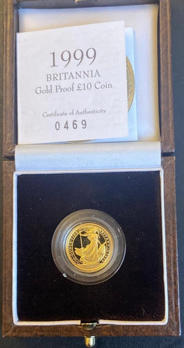 1999 10th britannia gold - 1/10th,