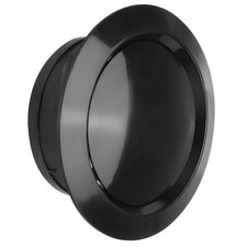 6" Round Air Vent Black Soffit