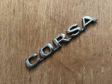 x1 Vauxhall Corsa B Boot Badge Single Genuine Corsa Combo