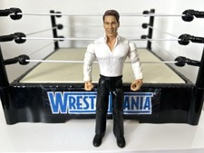 WWE JBL Bradshaw Wrestling Figure Jakks Suit Manager Commentator WWF COMB P&P