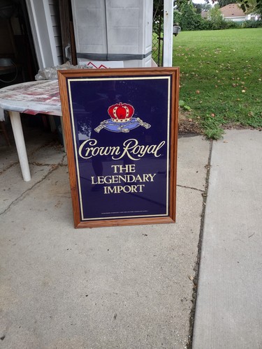 Crown royal whiskey - whiskey, mirror