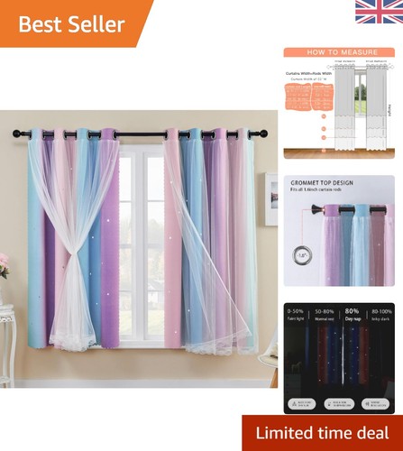 Dreamy blackout kids curtains - blackout,