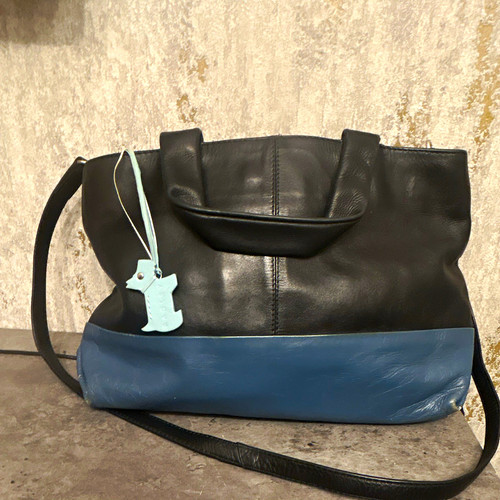 Radley black blue leather - black/blue,