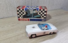 SCALEXTRIC SLOT CARS, WHITE MERCEDES BENZ 190SL, BOXED , TRI-ANG 
