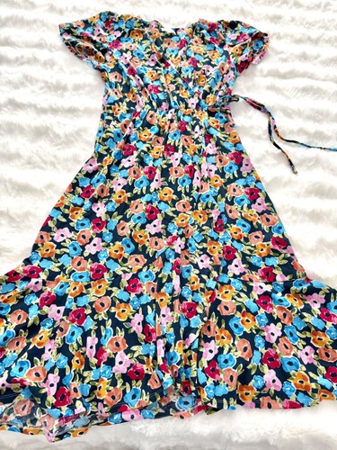 Monsoon floral wrap dress - monsoon,