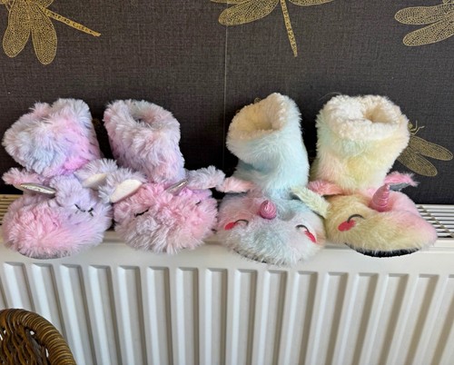 Unicorn faux fur - unicorn, bootie