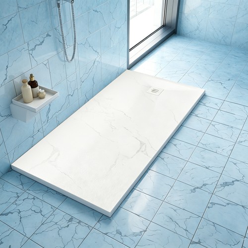 Easy clean smc white shower - white,