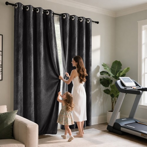 Blackout crushed velvet - blackout,