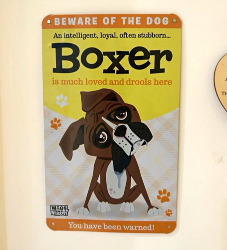 Wags whiskers boxer beware - boxer,