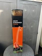 BLACK+DECKER 23CM 250W Corded Grass Trimmer - Orange (GL250-GB). BRAND NEW.
